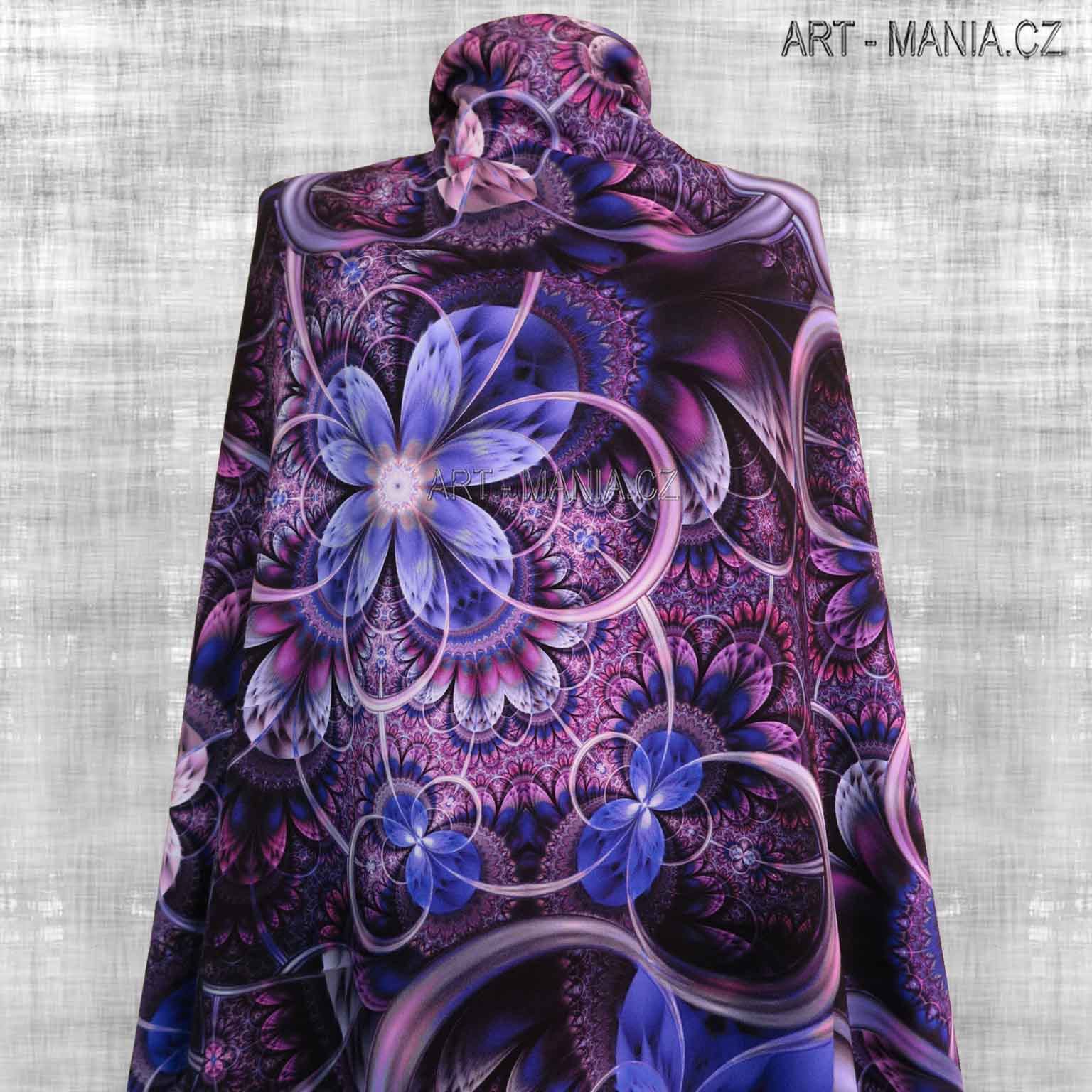 502002D TEPLÁKOVINA nepočesaná / šíře 173cm, gramáž 300 g/m2 DIGITÁLNÍ TISK