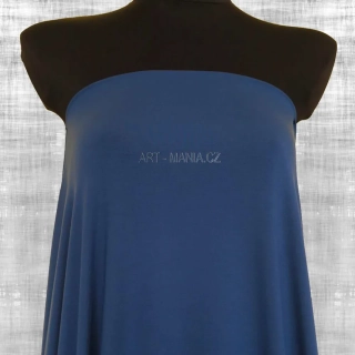 Jednolícní úplet viskóza/elastan, CLASSIC BLUE/MODRÁ, šíře 160cm, gramáž 220g/m2