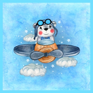 446945A Saténový bavlněný panel digitální tisk, velikost 24x24cm, gramáž 170g/m2