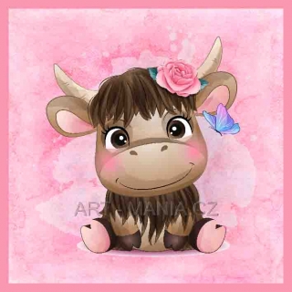 446947A Saténový bavlněný panel digitální tisk, velikost 24x24cm, gramáž 170g/m2