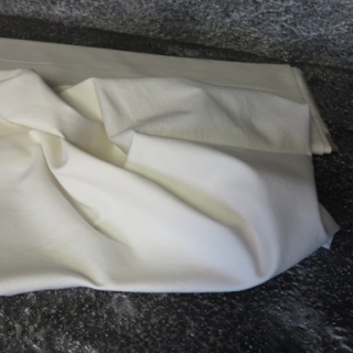 POLYVISCOSE DOUBLE JERSEY / Oboulícní úplet ECRU/PŘÍRODNÍ BILÁ viskóza/polyamid/elastan, šíře 170cm, gramáž 270g/m2