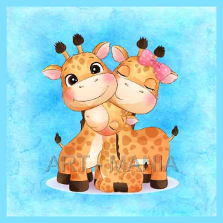 446950B Saténový bavlněný panel digitální tisk, velikost 24x24cm, gramáž 170g/m2