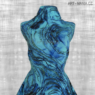 503009D TEPLÁKOVINA nepočesaná / šíře 173cm viskóza/bavlna/elastan, gramáž 300 g/m2 DIGITÁLNÍ TISK