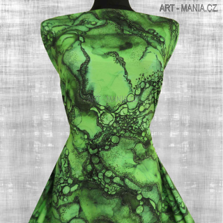 503010E Jednolícní úplet viskóza/elastan, šíře 170cm, gramáž 230g/m2, DIGITÁLNÍ TISK