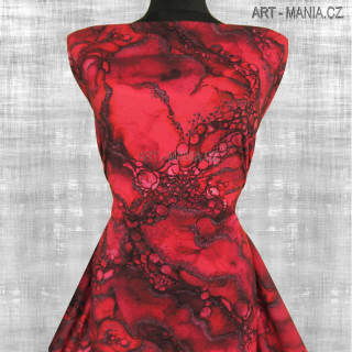 503010F Jednolícní úplet viskóza/elastan, šíře 170cm, gramáž 230g/m2, DIGITÁLNÍ TISK