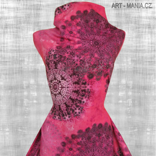 501004M TEPLÁKOVINA nepočesaná / šíře 173cm, gramáž 300 g/m2 DIGITÁLNÍ TISK