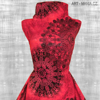 501004P TEPLÁKOVINA nepočesaná / šíře 173cm, gramáž 300 g/m2 DIGITÁLNÍ TISK