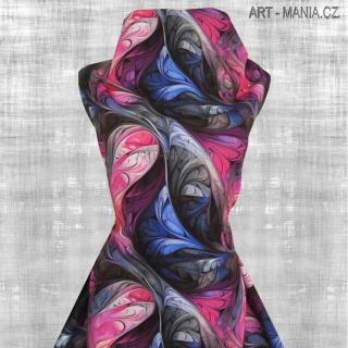 502004A TEPLÁKOVINA nepočesaná / šíře 173cm, gramáž 300 g/m2 DIGITÁLNÍ TISK