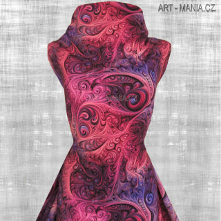 502006A TEPLÁKOVINA nepočesaná / šíře 173cm, gramáž 300 g/m2 DIGITÁLNÍ TISK