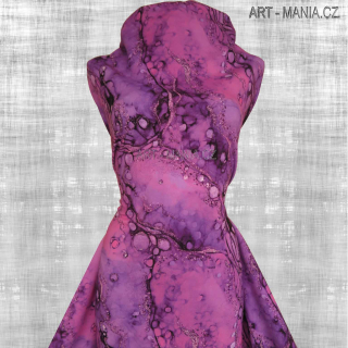 503008J TEPLÁKOVINA nepočesaná / šíře 173cm, gramáž 300 g/m2 DIGITÁLNÍ TISK