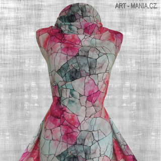 503011A TEPLÁKOVINA nepočesaná / šíře 173cm, gramáž 300 g/m2 DIGITÁLNÍ TISK