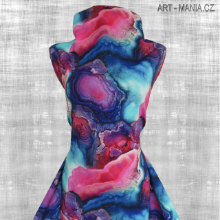 504002A TEPLÁKOVINA nepočesaná / šíře 173cm, gramáž 300 g/m2 DIGITÁLNÍ TISK