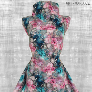 525012A TEPLÁKOVINA nepočesaná / šíře 173cm, gramáž 300 g/m2 DIGITÁLNÍ TISK