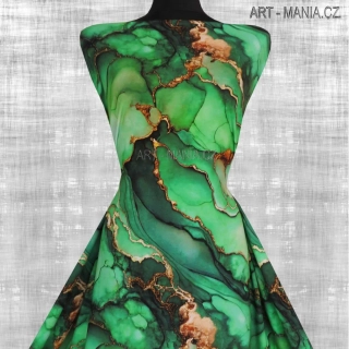 504007A Jednolícní úplet viskóza/elastan, šíře 170cm, gramáž 230g/m2, DIGITÁLNÍ TISK