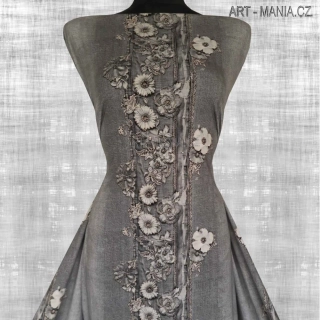 508011A Jednolícní úplet viskóza/elastan, šíře 170cm, gramáž 230g/m2, DIGITÁLNÍ TISK