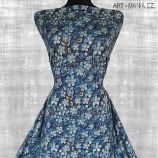 509010A Jednolícní úplet viskóza/elastan, šíře 170cm, gramáž 230g/m2, DIGITÁLNÍ TISK