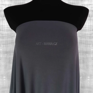 Jednolícní úplet viskóza/elastan, GREY INDIGO/ŠEDOMODRÁ, šíře 160cm, gramáž 220g/m2