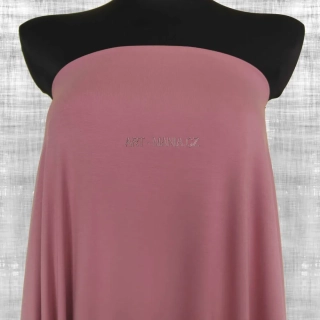 Jednolícní úplet viskóza/elastan, DIRTY PINK/STARORŮŽOVÁ, šíře 160cm, gramáž 220g/m2