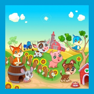 445994A Saténový bavlněný panel digitální tisk, velikost 24x24cm, gramáž 170g/m2