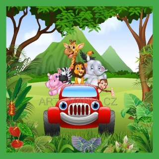 445982A Saténový bavlněný panel digitální tisk, velikost 23x23cm, gramáž 170g/m2