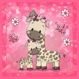 446984A Saténový bavlněný panel digitální tisk, velikost 23x23cm, gramáž 170g/m2