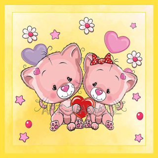 446985A Saténový bavlněný panel digitální tisk, velikost 24x24cm, gramáž 170g/m2