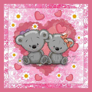 446991A Saténový bavlněný panel digitální tisk, velikost 24x24cm, gramáž 170g/m2