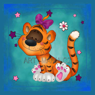 446996A Saténový bavlněný panel digitální tisk, velikost 23x23cm, gramáž 170g/m2