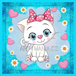 446997A Saténový bavlněný panel digitální tisk, velikost 23x23cm, gramáž 170g/m2