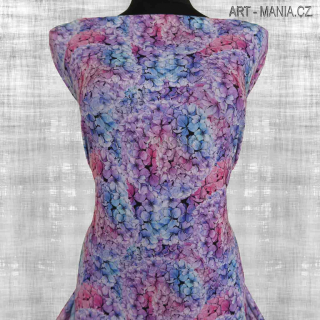525006A Jednolícní úplet viskóza/elastan, šíře 167cm, gramáž 230g/m2, DIGITÁLNÍ TISK