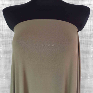 BOHUŽEL VYŘAZENA Z NABÍDKY VÝROBCE - Jednolícní úplet viskóza/elastan, OLIVE/OLIVOVĚ ZELENÁ