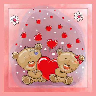 446979A Saténový bavlněný panel digitální tisk, velikost 23x23cm, gramáž 170g/m2