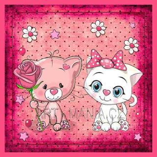 446990A Saténový bavlněný panel digitální tisk, velikost 24x24cm, gramáž 170g/m2