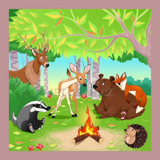 445992A Saténový bavlněný panel digitální tisk, velikost 23x23cm, gramáž 170g/m2