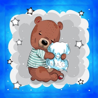 446967A Saténový bavlněný panel digitální tisk, velikost 23x23cm, gramáž 170g/m2