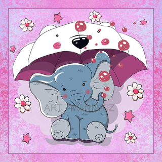 446963A Saténový bavlněný panel digitální tisk, velikost 23x23cm, gramáž 170g/m2